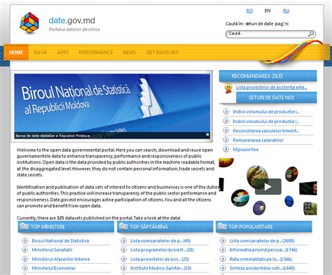government portal data for moldova